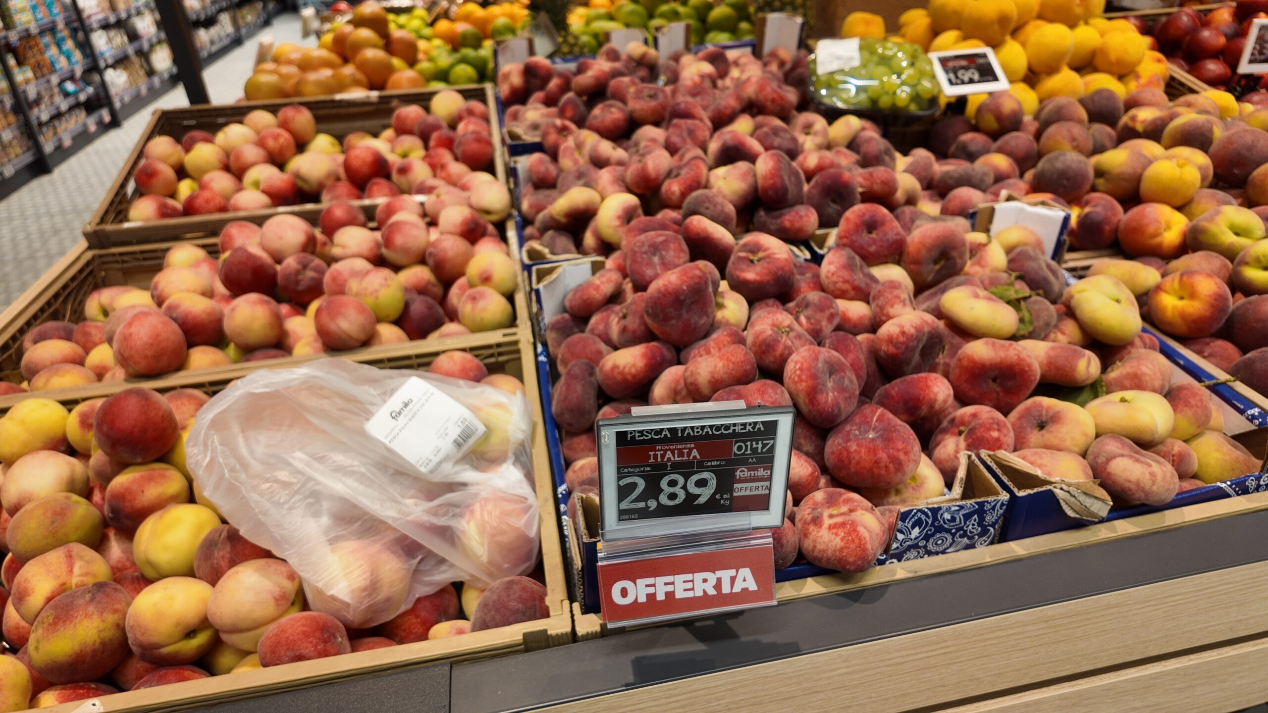 イタリアの桃